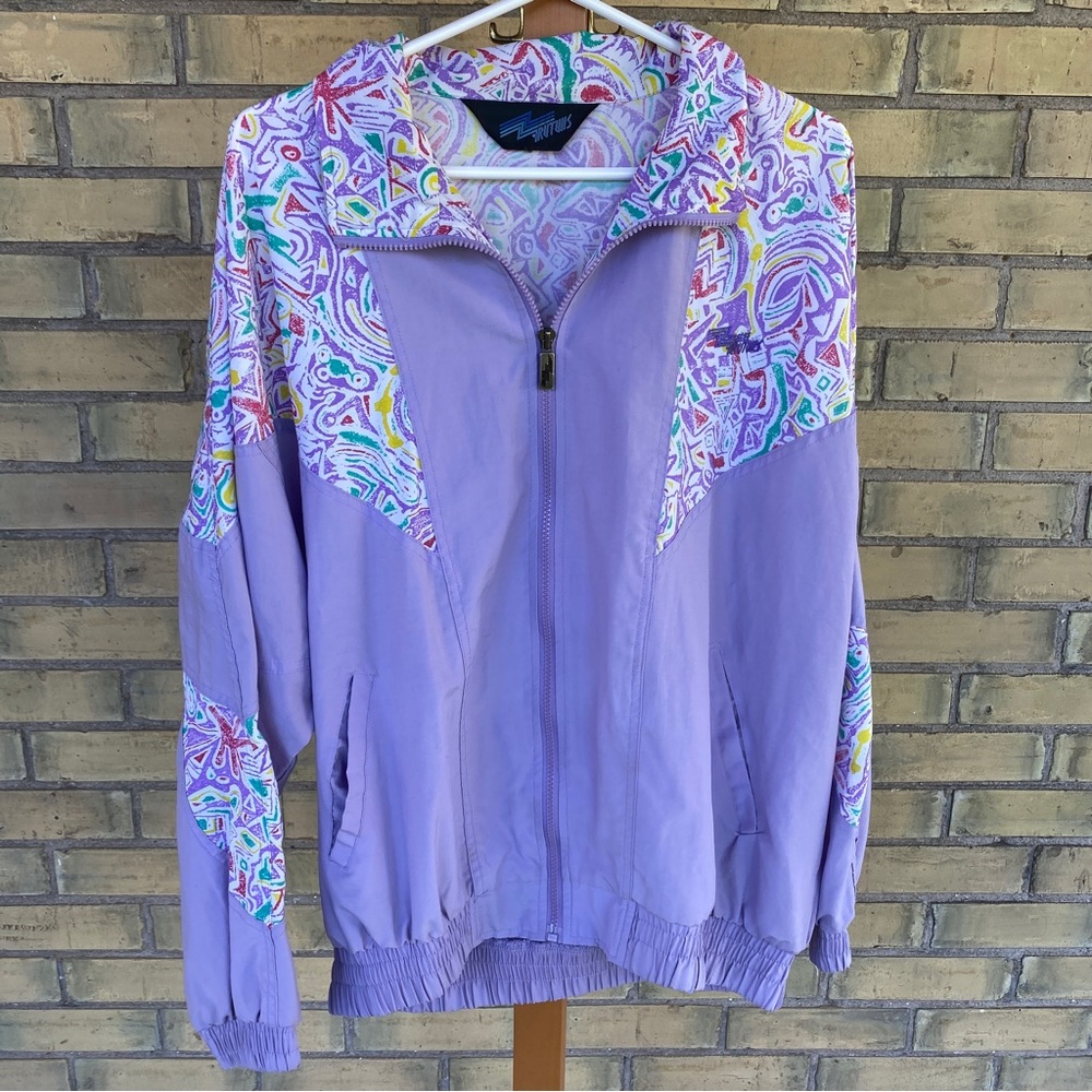 Vintage 90s Purple Windbreaker